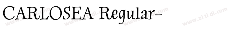 CARLOSEA Regular字体转换